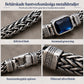 📢📢 50% RABATT💎Vintage sterlingsilver meanderarmband – handgjort flätat unisex hip-hop-smycke