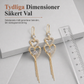 💛 50% RABATT 🕊️ Dubbelsidiga guldhängörhängen med hjärtan, elegant smycke för kvinnor 💕