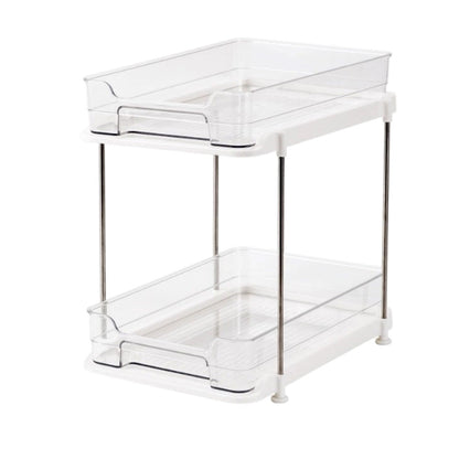 🧺 50% RABATT 🧼 Flerskiktad underdisk arrangör, smart köksförvaring🏠