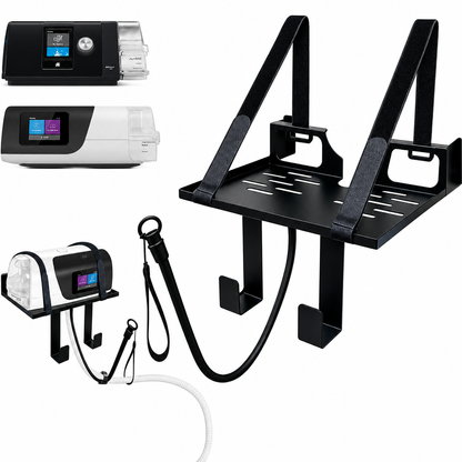 🔥 50% RABATT! 🩺 Väggmonterad CPAP-slanghållare & maskorganisatör – Håll slangen ren och inom räckhåll ✨