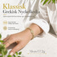💎 50% RABATT ✨ Retro grekisk nyckel smycke med rhinestone, elegant vintage tillbehör