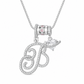 💛 50% RABATT ❤️ Lagerkedja med bokstav & hjärthänge, guld/silver, 26 bokstäver A-Z📿