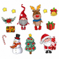 🎁 50% RABATT 🎄Jultecknade kylskåpsmagneter – fina juldekorationer till ditt kylskåp! 🎅